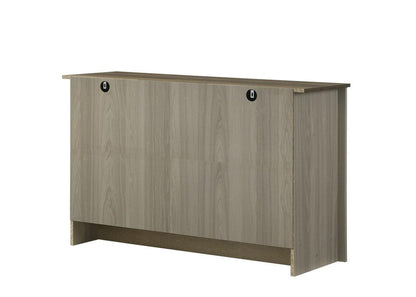 Lilola Home - Nyla 47inW Gray Oak Console Table, Buffet Table, Sideboard with Shelves and Cabinet Doors-97016 veiw 4