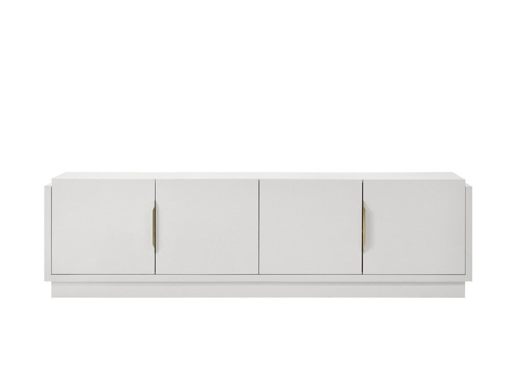 Lilola Home - Palmer 70inW White 4-Door TV Stand-97034 veiw 2