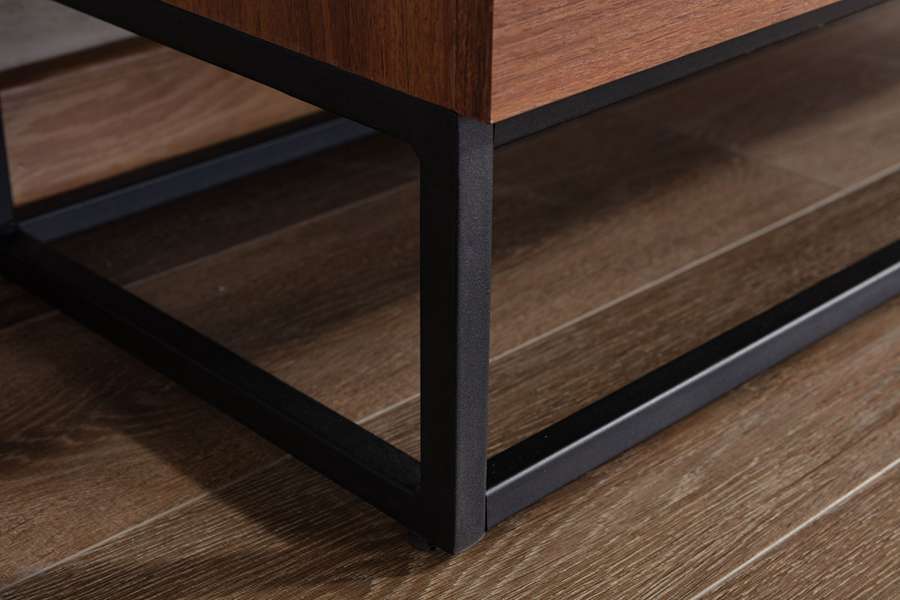 Lilola Home - Roscoe Walnut Brown Wood TV Stand Console Table - 53000 veiw 3