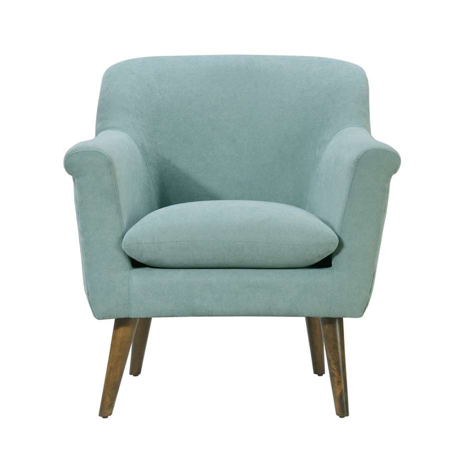 Lilola Home - Shelby Aquamarine Teal Woven Fabric Oversized Armchair - 88867TL veiw 3