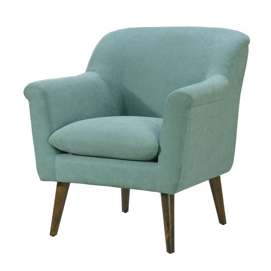 Lilola Home - Shelby Aquamarine Teal Woven Fabric Oversized Armchair - 88867TL veiw 4