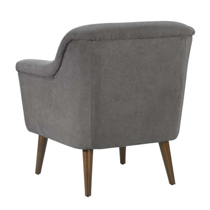 Lilola Home - Shelby Gray Woven Fabric Oversized Armchair - 88867 veiw 2