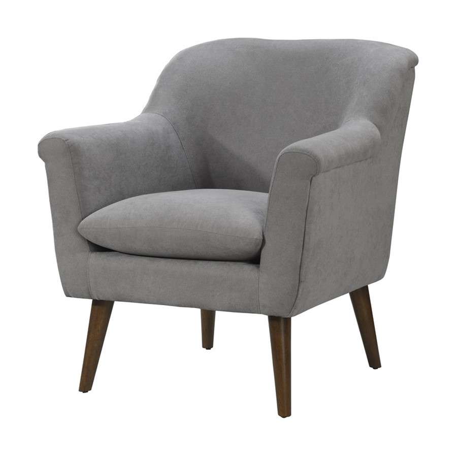 Lilola Home - Shelby Steel Gray Woven Fabric Oversized Armchair - 88867MG veiw 1