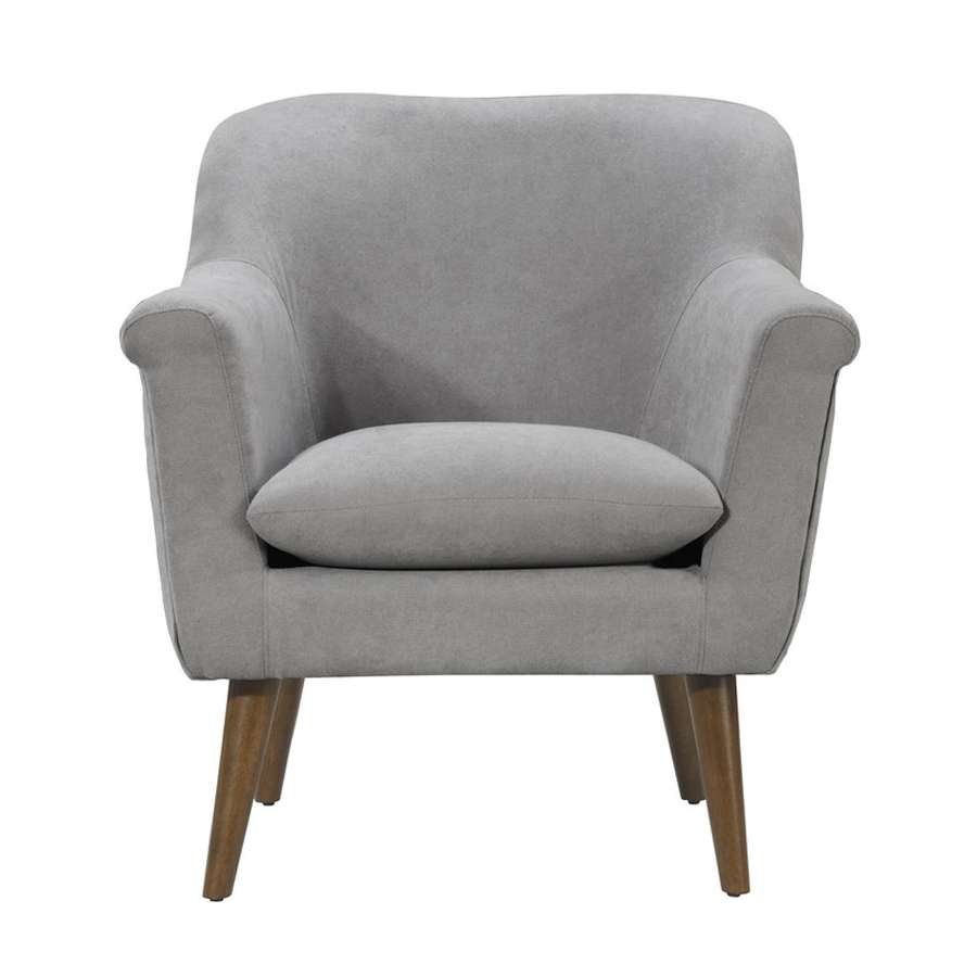 Lilola Home - Shelby Steel Gray Woven Fabric Oversized Armchair - 88867MG veiw 3