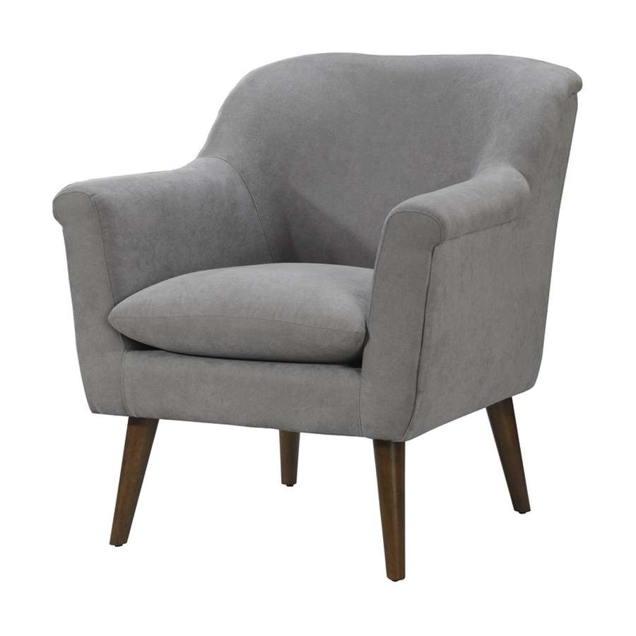 Lilola Home - Shelby Steel Gray Woven Fabric Oversized Armchair - 88867MG veiw 4