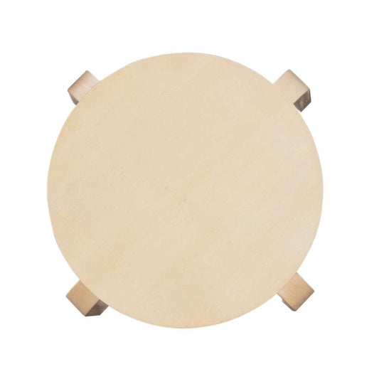 Linon Home Decor - 17 Inches Bentwood Stool - Natural (Set of 4) - 1771NAT-04-AS-U veiw 2