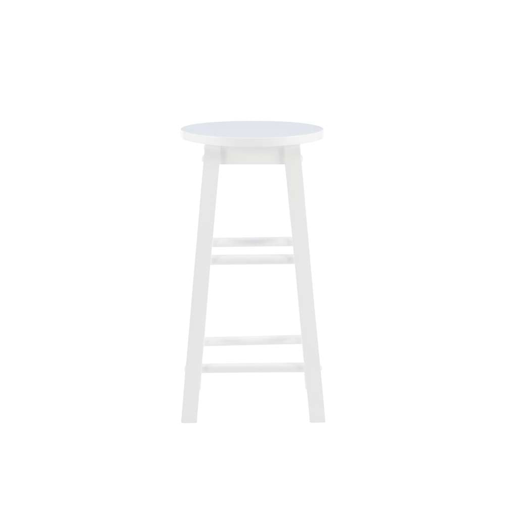 Linon Home Decor - 24 Inches Counter Stool White - CS251WHT01U veiw 2
