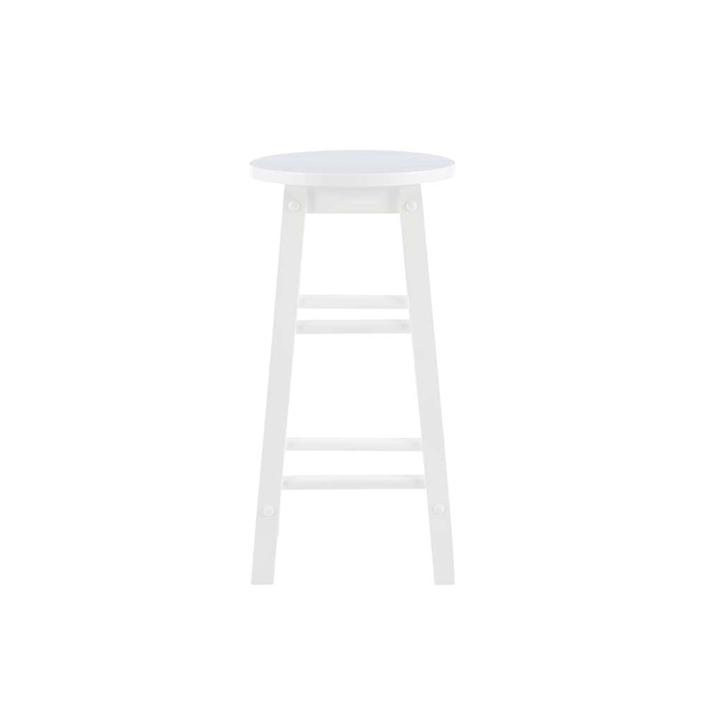 Linon Home Decor - 24 Inches Counter Stool White - CS251WHT01U veiw 3