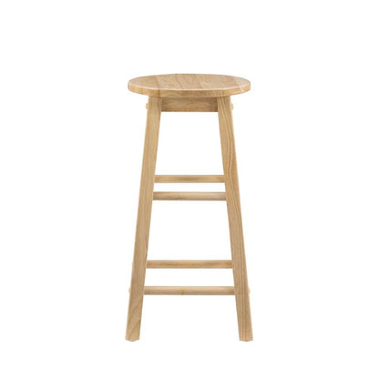 Linon Home Decor - 24 Inches Counter Stool With Round Seat - 98100NAT-01-KD veiw 2