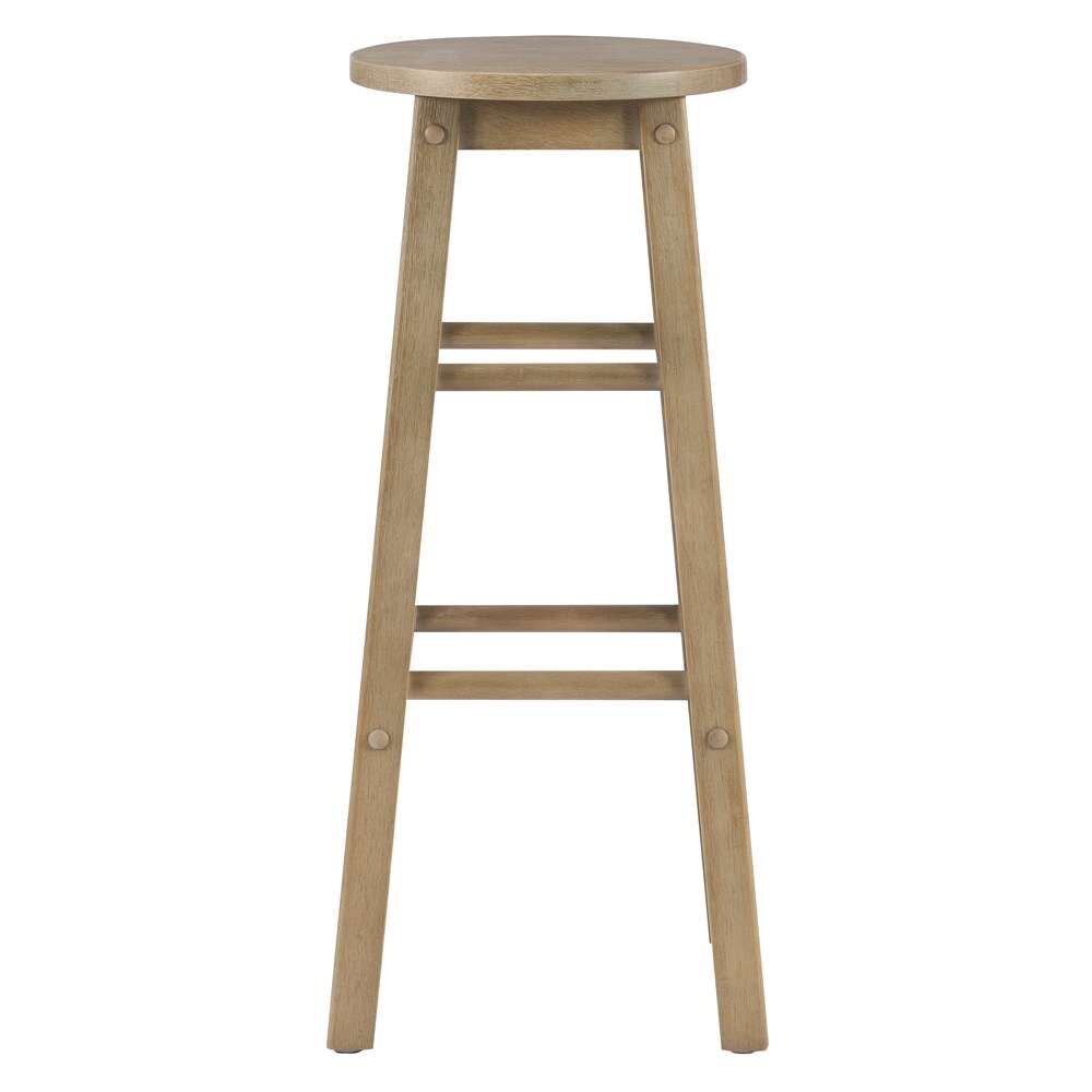 Linon Home Decor - 29 Inches Barstool Grey Wash - BS251GWASH01U veiw 3