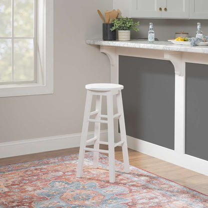 Linon Home Decor - 29 Inches Barstool White - BS251WHT01U veiw 6