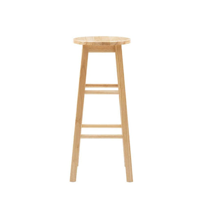 Linon Home Decor - 29 Inches Barstool With Round Seat - 98101NAT-01-KD veiw 3
