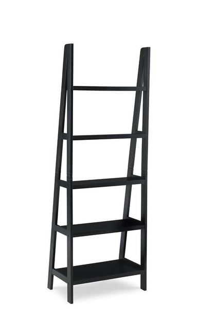 Linon Home Decor - Acadia Ladder Bookshelf, Black - BK224BLK01 veiw 2