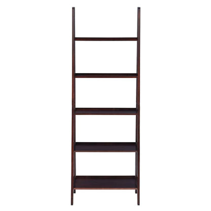 Linon Home Decor - Acadia Ladder Bookshelf, Espresso - BK225ESP01 veiw 3