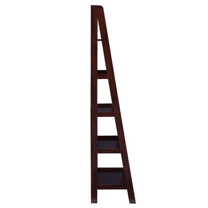Linon Home Decor - Acadia Ladder Bookshelf, Espresso - BK225ESP01 veiw 4
