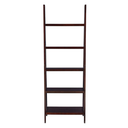 Linon Home Decor - Acadia Ladder Bookshelf, Espresso - BK225ESP01 veiw 6