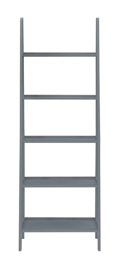 Linon Home Decor - Acadia Ladder Bookshelf, Grey  - BK222GRY01 veiw 2