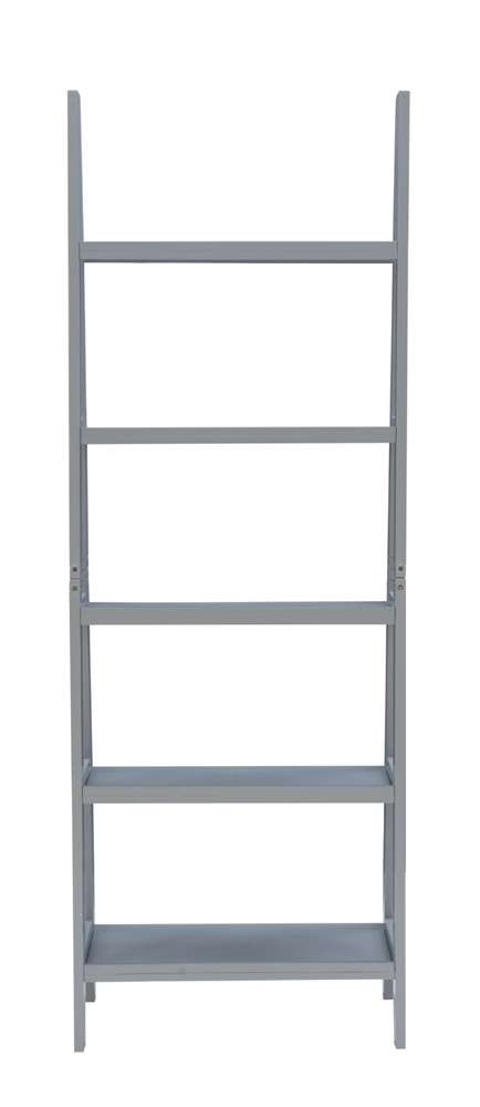 Linon Home Decor - Acadia Ladder Bookshelf, Grey  - BK222GRY01 veiw 5