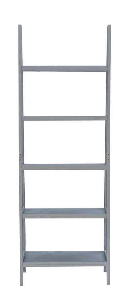 Linon Home Decor - Acadia Ladder Bookshelf, Grey  - BK222GRY01 veiw 5
