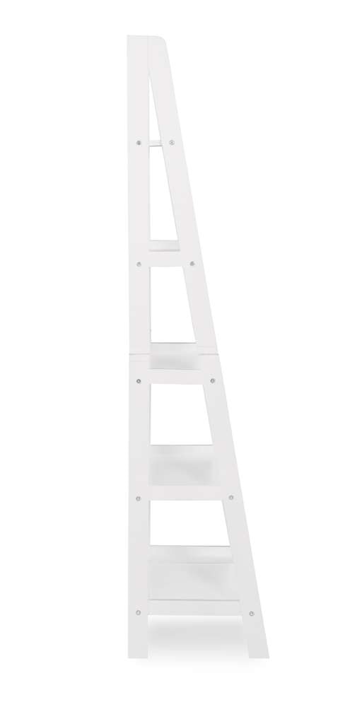 Linon Home Decor - Acadia Ladder Bookshelf, White - BK223WHT01 veiw 4