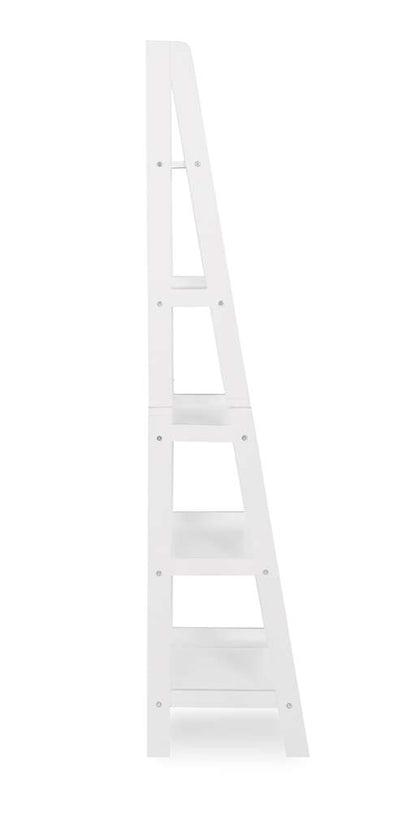 Linon Home Decor - Acadia Ladder Bookshelf, White - BK223WHT01 veiw 4