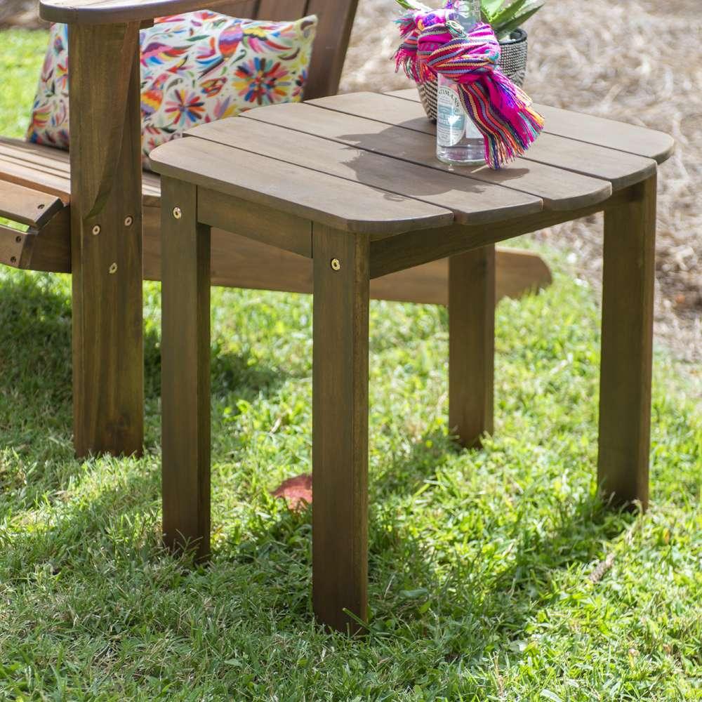 Linon Home Decor - Acorn Finish Adirondack End Table - 20155T36-01-KD-U veiw 5