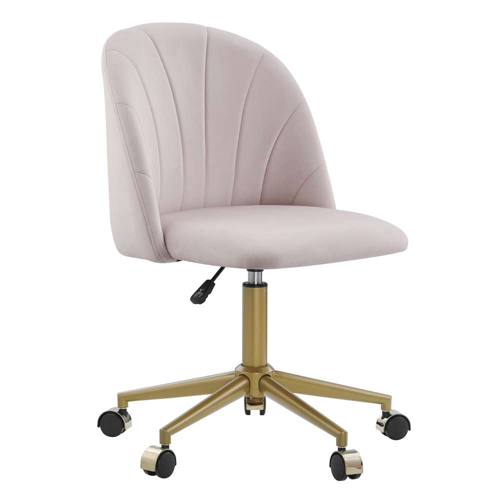 Linon Home Decor - Adalynn Desk Chair Blush Pink - CH301PNK01U veiw 1