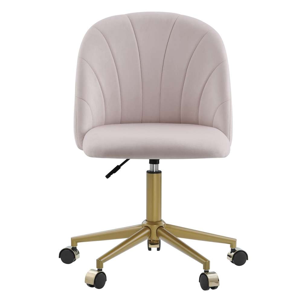 Linon Home Decor - Adalynn Desk Chair Blush Pink - CH301PNK01U veiw 2