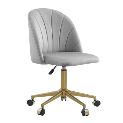 Linon Home Decor - Adalynn Desk Chair Light Gray - CH301GRY01U veiw 1