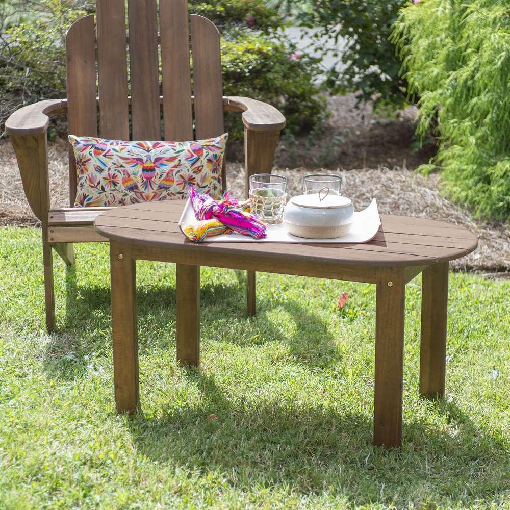 Linon Home Decor - Adirondack Acorn Coffee Table - 20154T36-01-KD-U veiw 5
