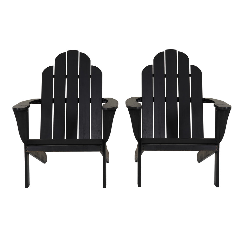 Linon Home Decor - Adirondack Black Chair Set of 2 - OD20BLK01KD2PK view 2