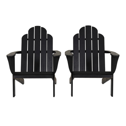 Linon Home Decor - Adirondack Black Chair Set of 2 - OD20BLK01KD2PK view 2