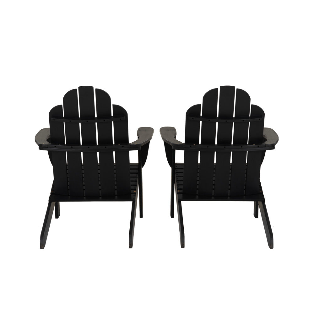 Linon Home Decor - Adirondack Black Chair Set of 2 - OD20BLK01KD2PK view 4