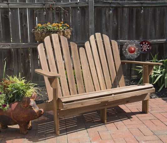 Linon Home Decor - Adirondack Double Bench - 21158T36-01-KD-U veiw 1