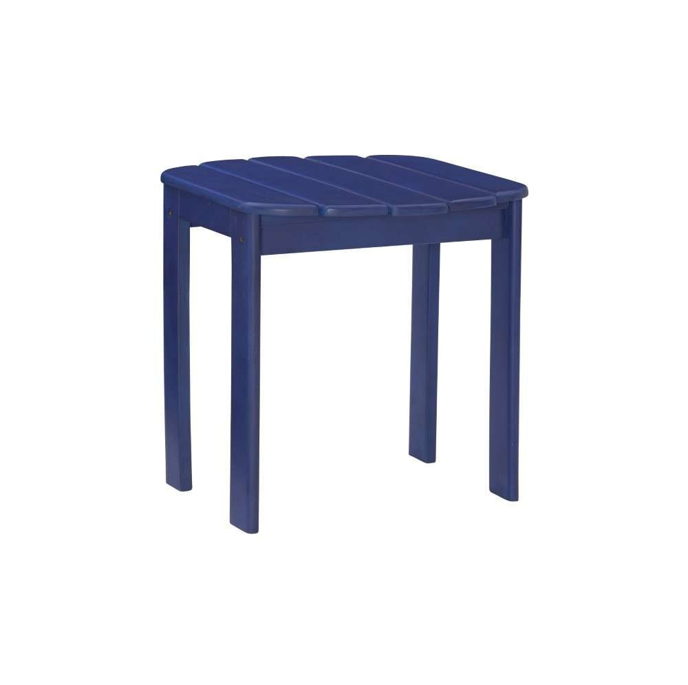 Linon Home Decor - Adirondack End Table Blue - OD19BLU01 veiw 1