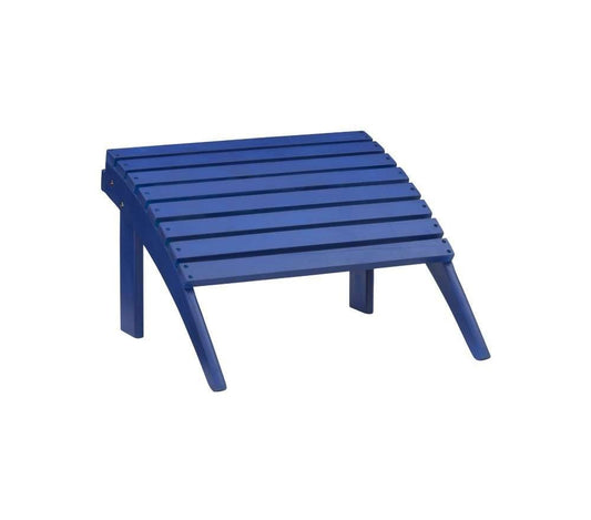Linon Home Decor - Adirondack Ottoman Blue - OD21BLU01 veiw 1