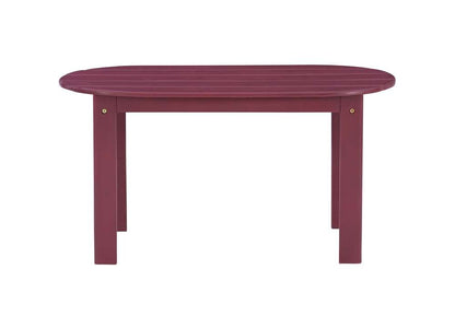 Linon Home Decor - Adirondack Red Coffee Table - 20154RED-01-KD-U veiw 2
