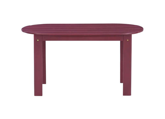 Linon Home Decor - Adirondack Red Coffee Table - 20154RED-01-KD-U veiw 2