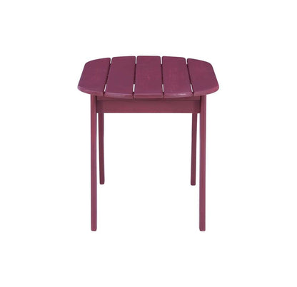 Linon Home Decor - Adirondack Red Coffee Table - 20154RED-01-KD-U veiw 3