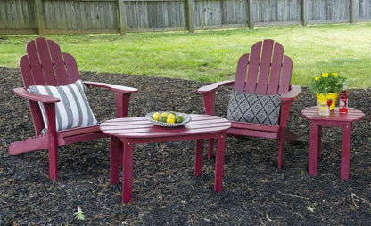 Linon Home Decor - Adirondack Red Coffee Table - 20154RED-01-KD-U veiw 5