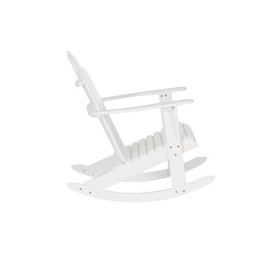 Linon Home Decor - Adirondack White Rocking Chair - OD66WHT01KDU view 2