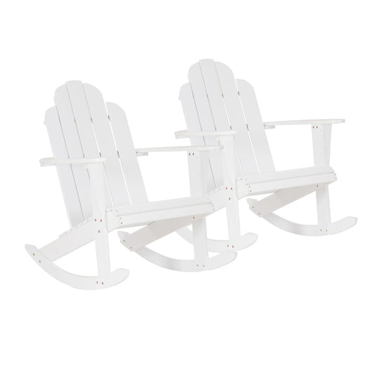 Linon Home Decor - Adirondack White Rocking Chair Set of 2 - OD66WHT01KD2PK view 1
