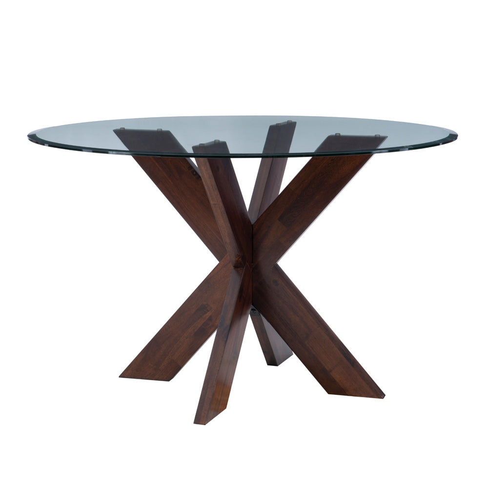 Linon Home Decor - Adler 5Pc Dining Set, Tan/Espresso - D1492TANESP5 view 2