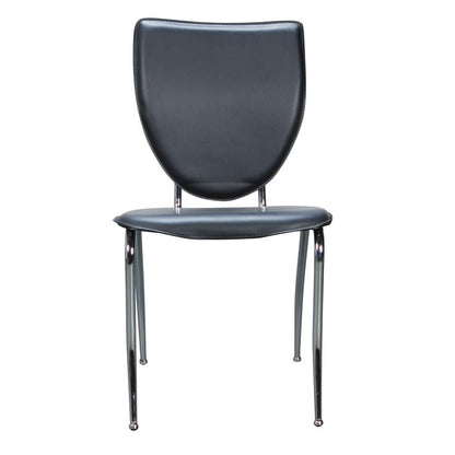 Linon Home Decor - Amice Metal Stacking Side Chair Black (Set of 2) - CH170BLK02 veiw 1