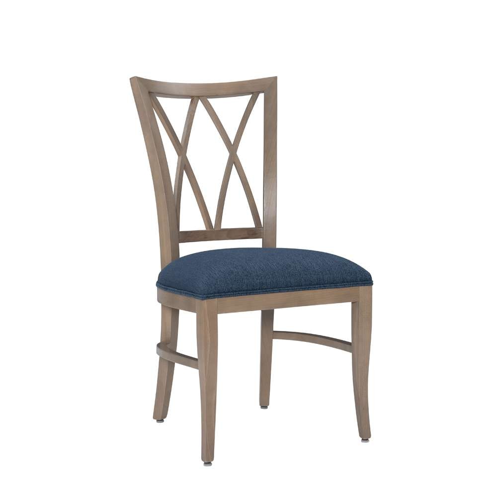 Linon Home Decor - Andes Chair Nat Blue (Set of 2) - CH284NATBLU02ASU veiw 1