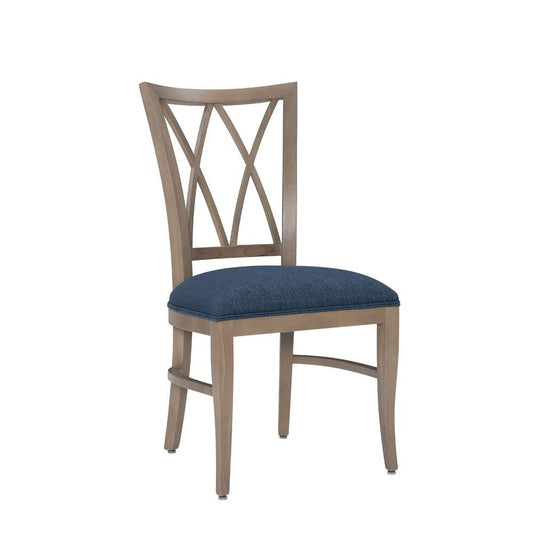 Linon Home Decor - Andes Chair Nat Blue (Set of 2) - CH284NATBLU02ASU veiw 1