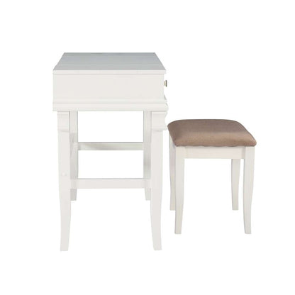Linon Home Decor - Angela White Vanity Set - 98373WHT-01-KD-U veiw 3