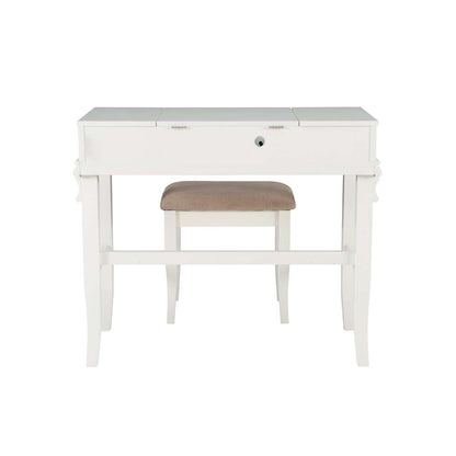 Linon Home Decor - Angela White Vanity Set - 98373WHT-01-KD-U veiw 5