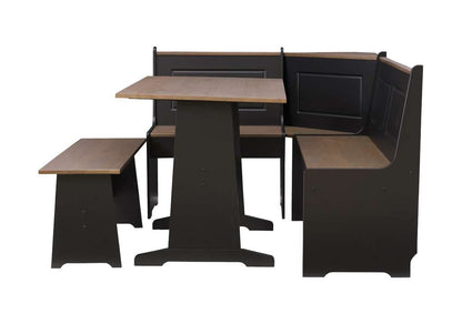 Linon Home Decor - Ardmore Nook Black And Pecan - K90305BLKPCABU veiw 3