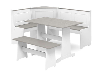 Linon Home Decor - Ardmore Nook White And Gray - K90305WHTGRYABU veiw 1